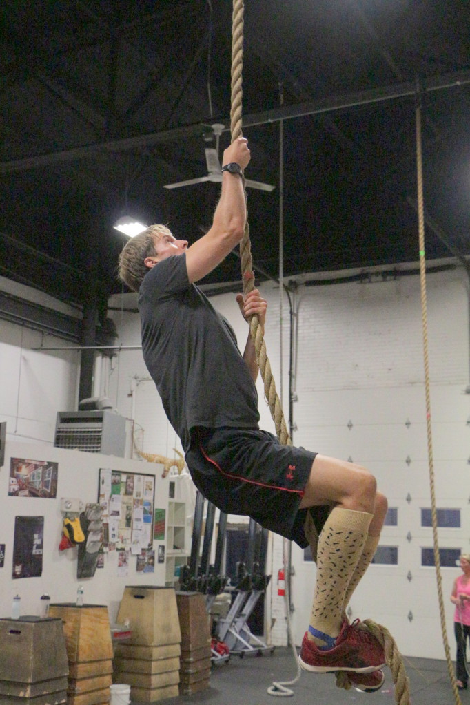 Alex Climbing The Rope