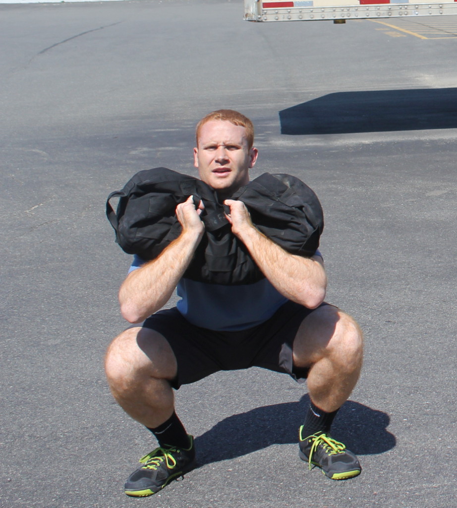 Sandbags, Heavy Weights? Chris Does It All